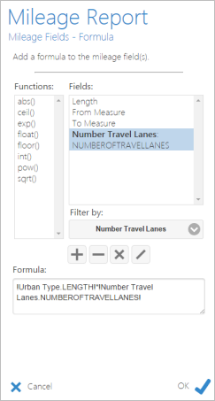 Using a formula for cross-tabulation of events